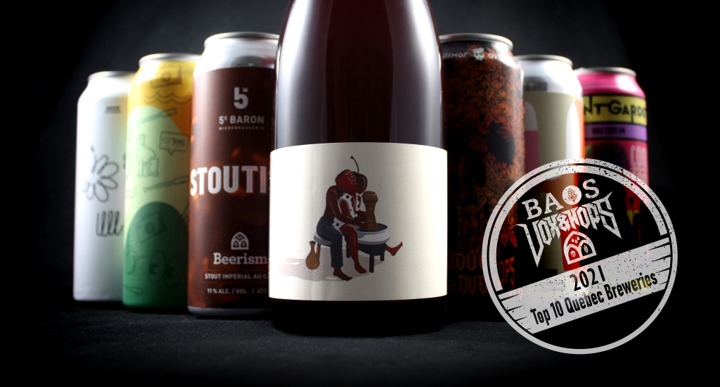 Beerism + BAOS + Vox&Hops Join Forces Again to Create the Ultimate 2021 Top Ten Quebec Breweries List